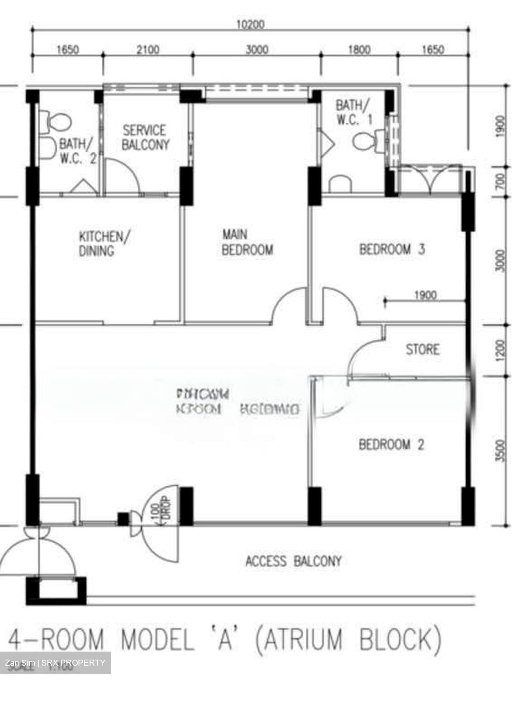 Blk 796 Woodlands Drive 72 (Woodlands), HDB 4 Rooms #609231171